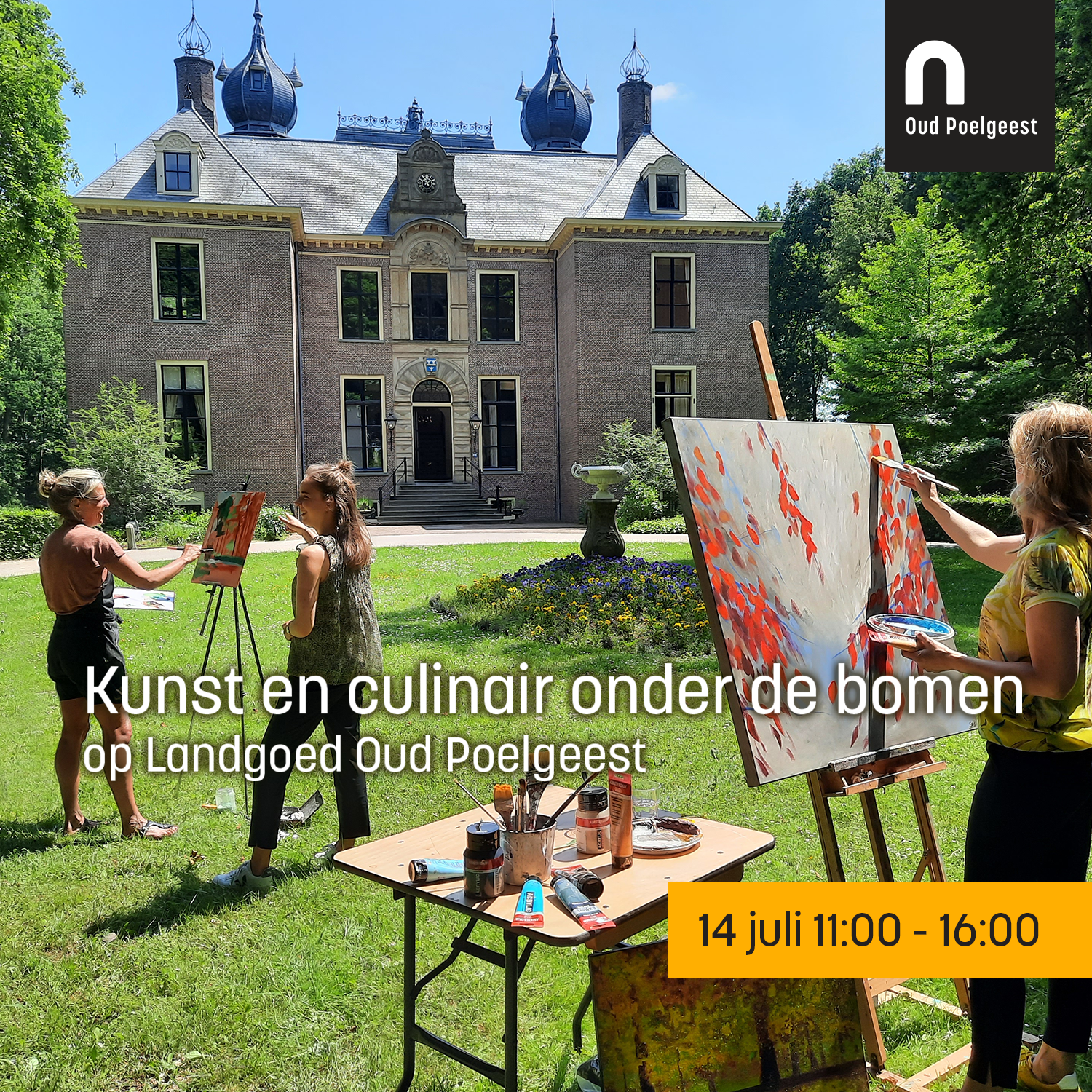 Exhibitions Kunst & Culinair onder de bomen Kasteel Oud Poelgeest expositie